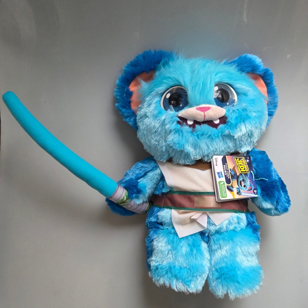 Star Wars Young Jedi Adventures‎ Fuzzy Force Nubs Plush Blue Lightsaber Hasbro